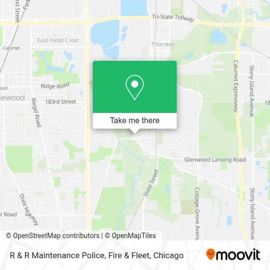 R & R Maintenance Police, Fire & Fleet map