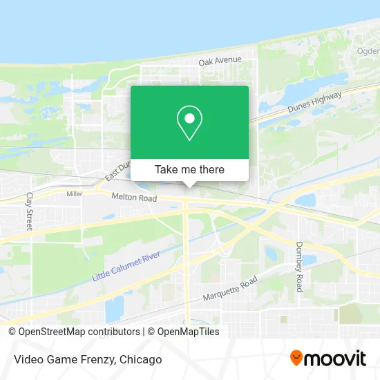 Video Game Frenzy map