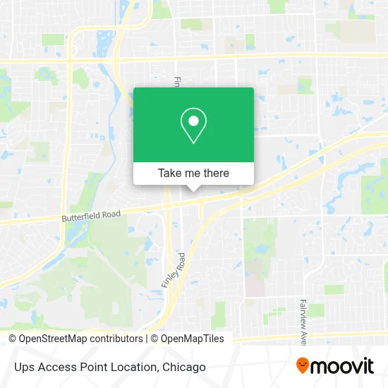 Ups Access Point Location map