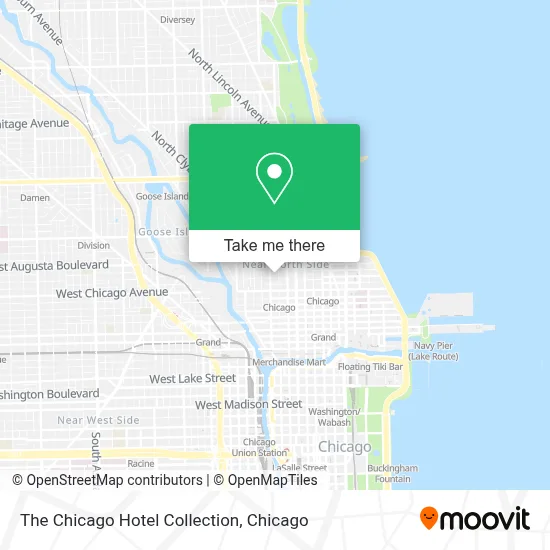 The Chicago Hotel Collection map