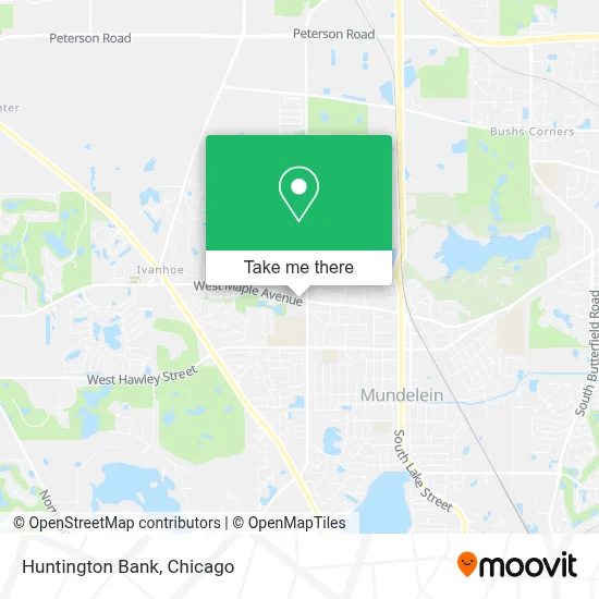 Huntington Bank map