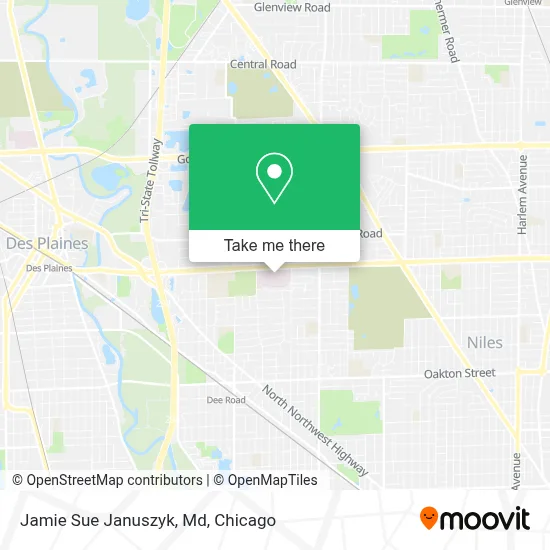 Jamie Sue Januszyk, Md map
