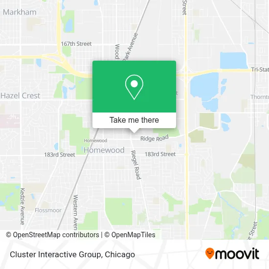 Cluster Interactive Group map