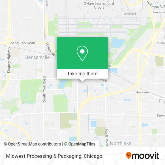 Midwest Processing & Packaging map