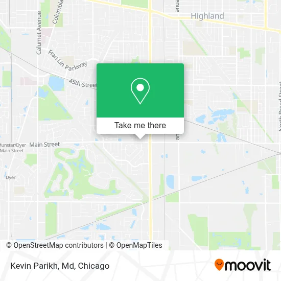 Kevin Parikh, Md map