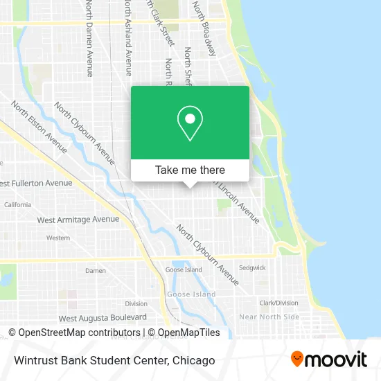 Wintrust Bank Student Center map