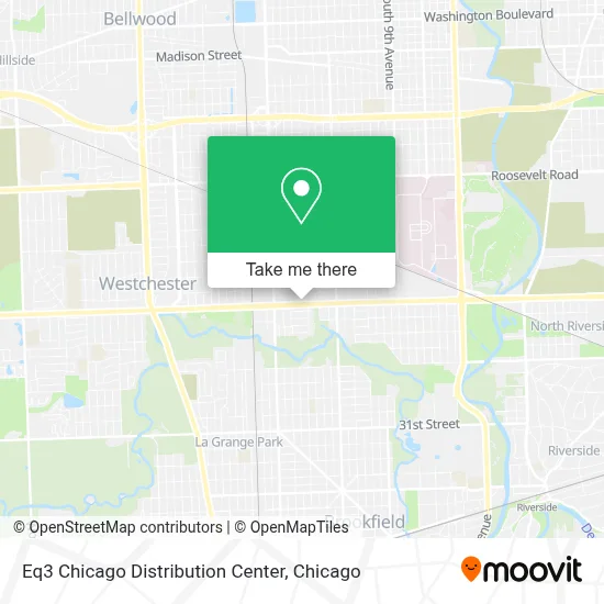 Eq3 Chicago Distribution Center map