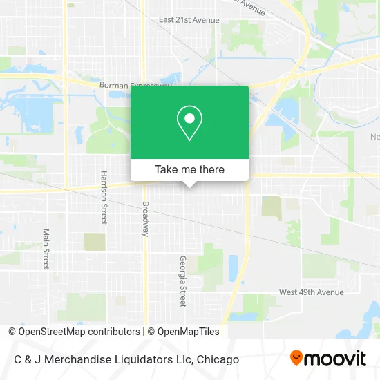 C & J Merchandise Liquidators Llc map