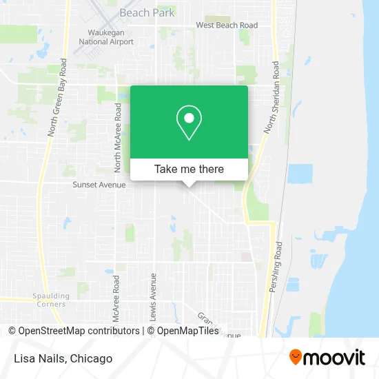 Lisa Nails map