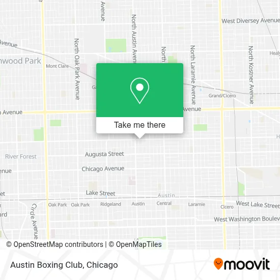 Austin Boxing Club map