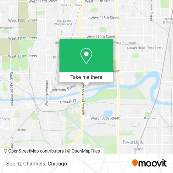 Sportz Channels map