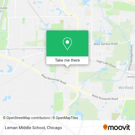 Leman Middle School map
