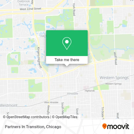 Partners In Transition map