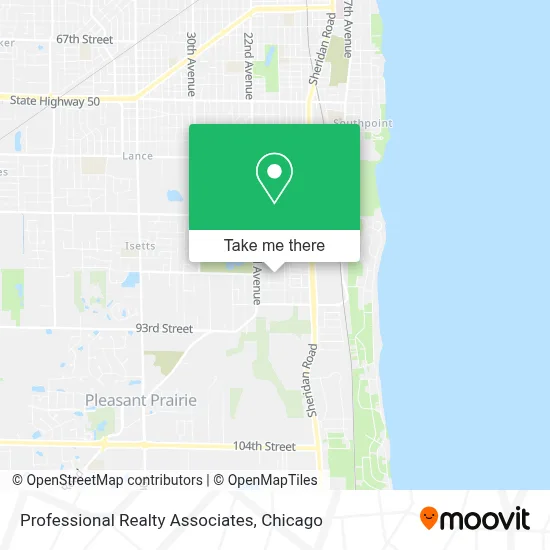 Professional Realty Associates map