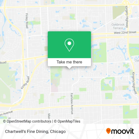 Chartwell's Fine Dining map