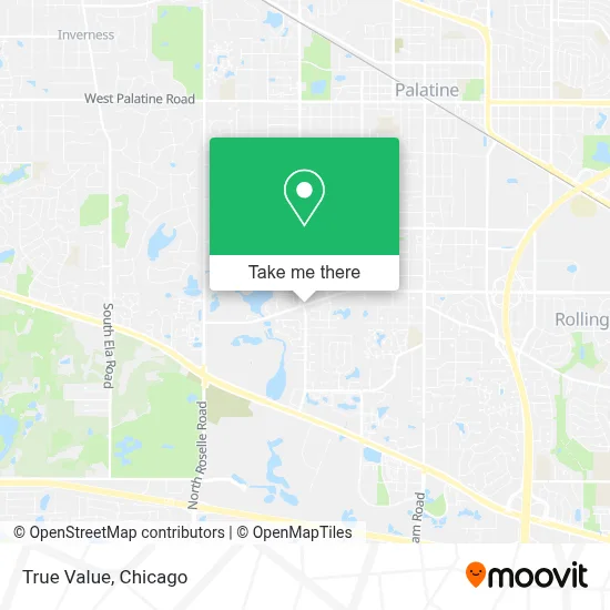 True Value map