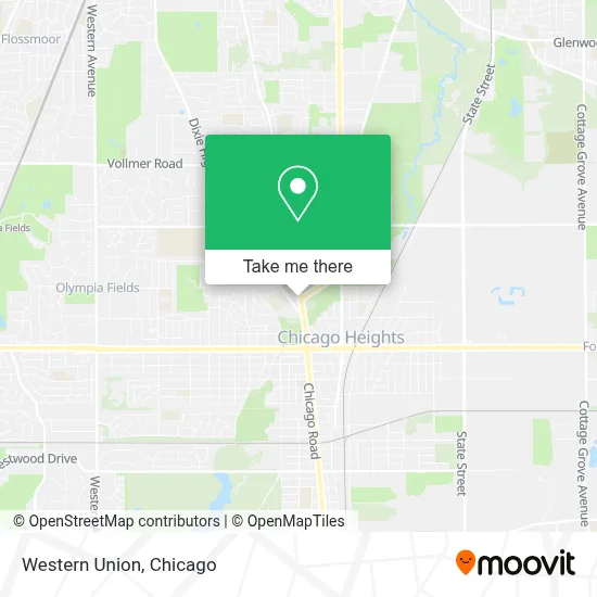 Western Union map
