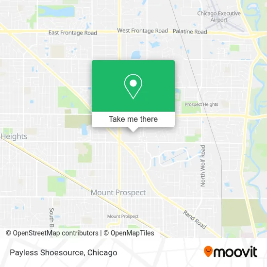 Payless Shoesource map