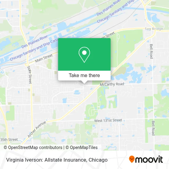 Virginia Iverson: Allstate Insurance map