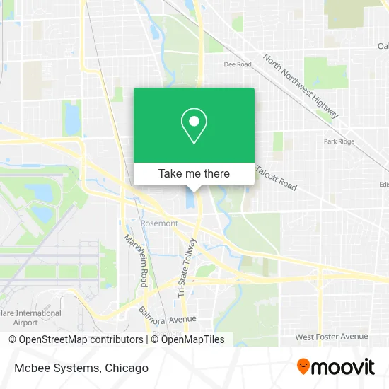 Mcbee Systems map