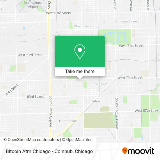 Bitcoin Atm Chicago - Coinhub map