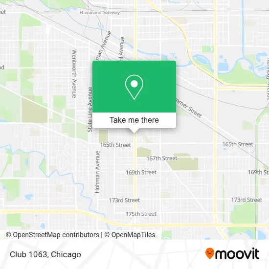 Club 1063 map