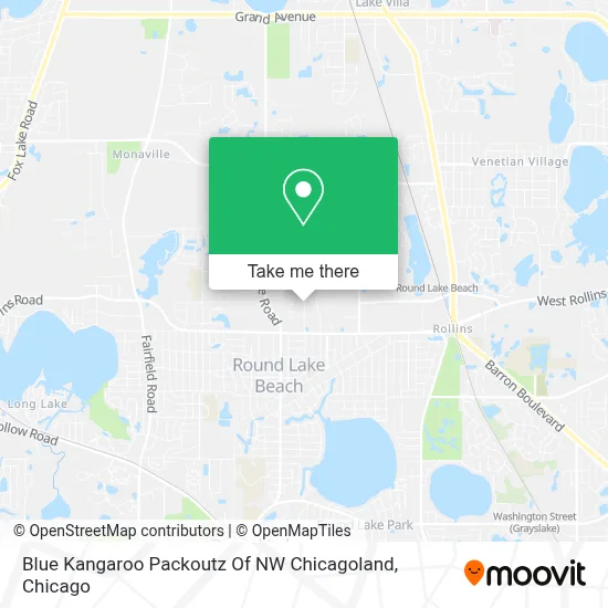 Blue Kangaroo Packoutz Of NW Chicagoland map