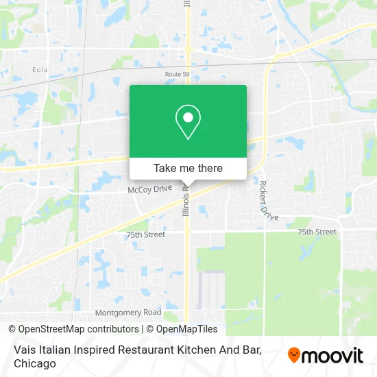 Vais Italian Inspired Restaurant Kitchen And Bar map