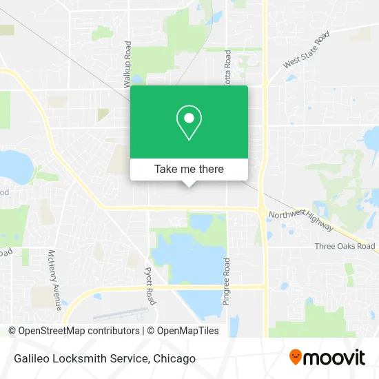 Galileo Locksmith Service map
