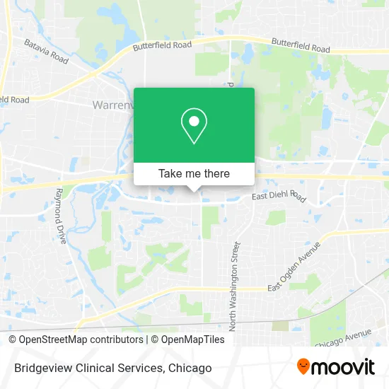 Bridgeview Clinical Services map