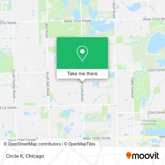 Circle K map