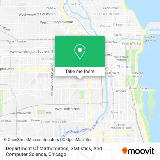 Department Of Mathematics, Statistics, And Computer Science map