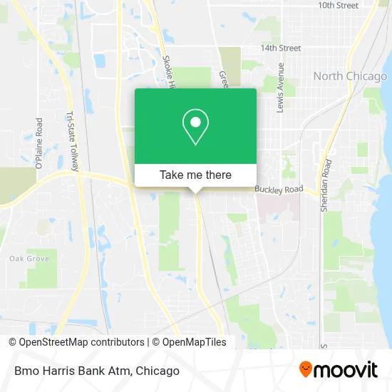 Bmo Harris Bank Atm map