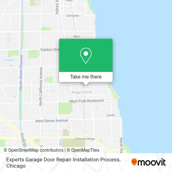 Experts Garage Door Repair Installation Process map