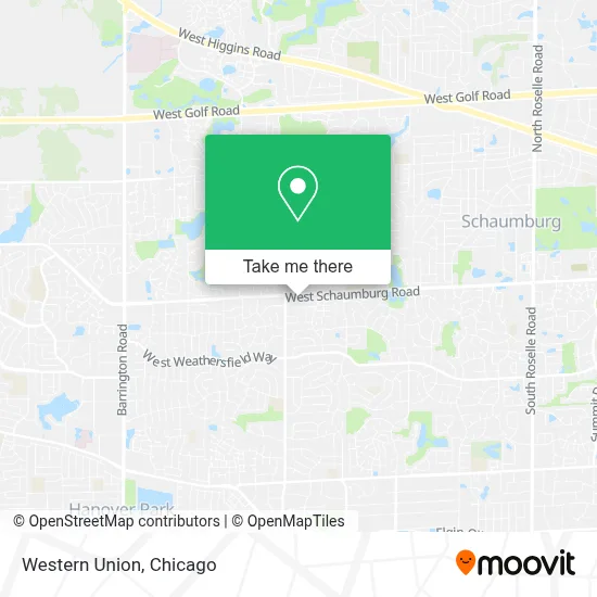 Western Union map