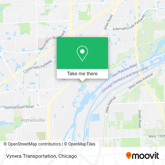Vynera Transportation map