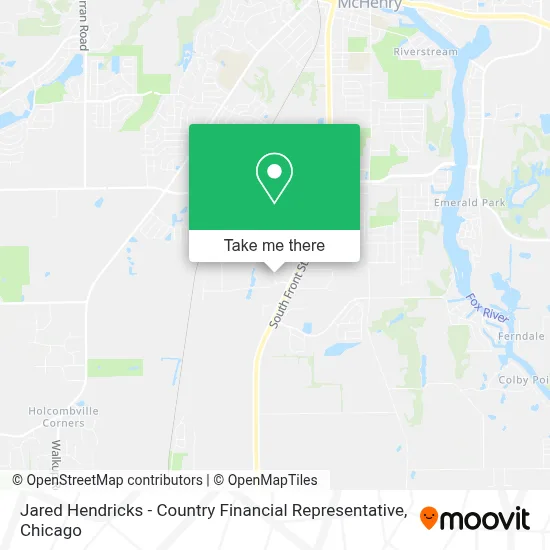 Jared Hendricks - Country Financial Representative map