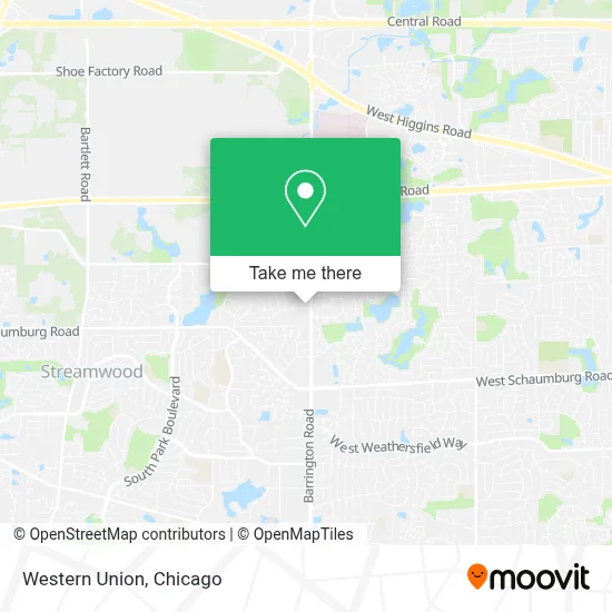 Western Union map