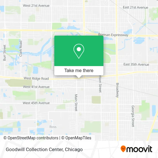 Goodwill Collection Center map