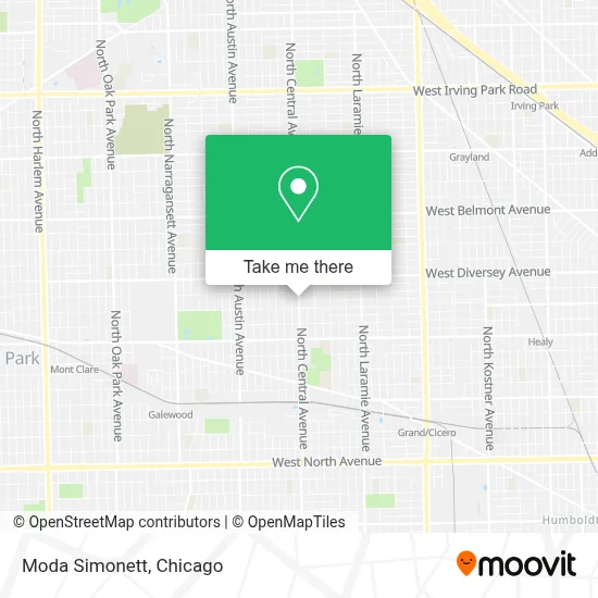 Moda Simonett map