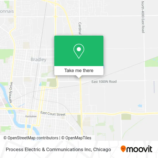 Process Electric & Communications Inc map