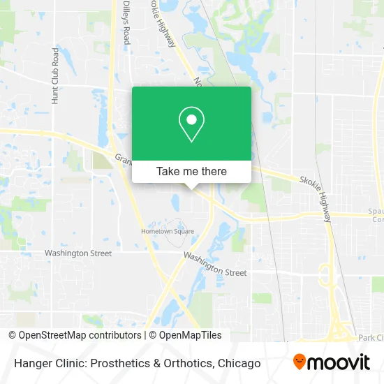 Hanger Clinic: Prosthetics & Orthotics map