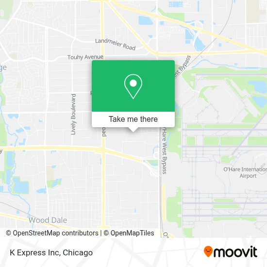 K Express Inc map
