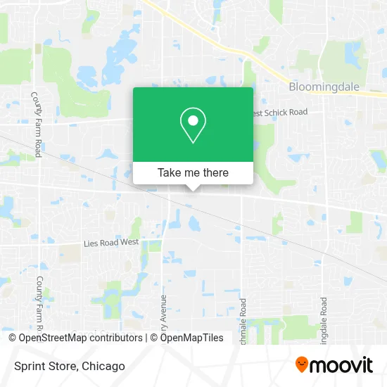 Sprint Store map
