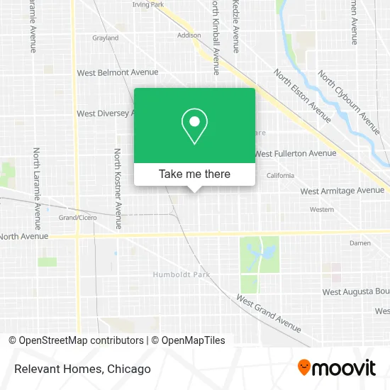 Relevant Homes map