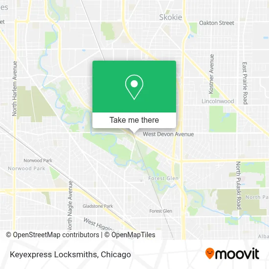 Keyexpress Locksmiths map