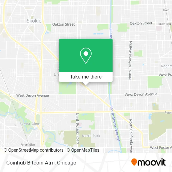 Coinhub Bitcoin Atm map