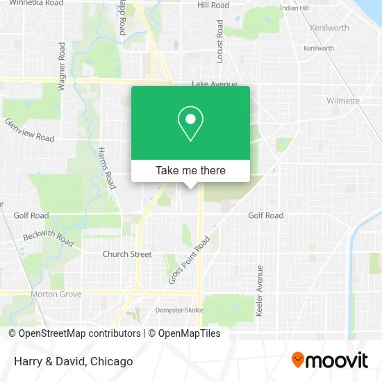 Harry & David map