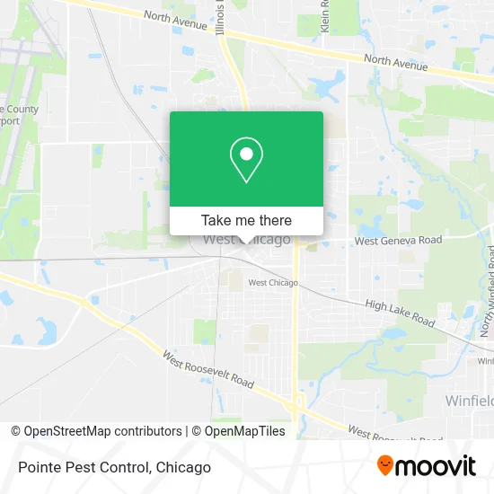 Pointe Pest Control map