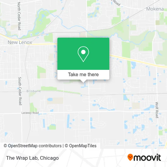 The Wrap Lab map